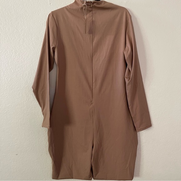 SKIMS Mid Thigh All in one Long Sleeve Onesie Bodysuit- Sienna Size 4X - Picture 7 of 13